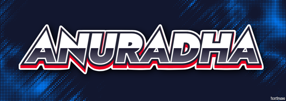Anuradha Text Effect