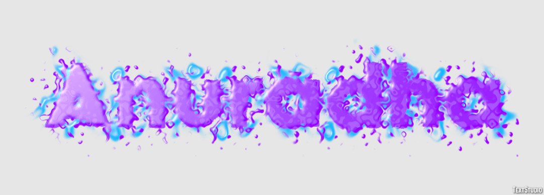 Anuradha Text effect