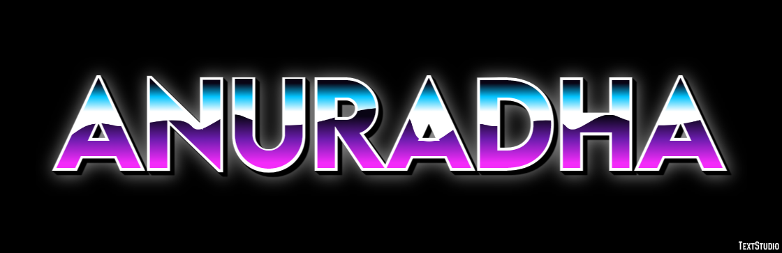 Anuradha Text Effect