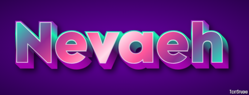 Nevaeh Texteffekt
