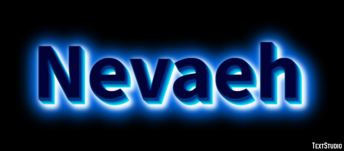 Nevaeh Эффект текста