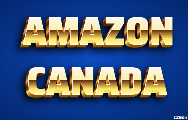 Amazon Canada Tekst Effect
