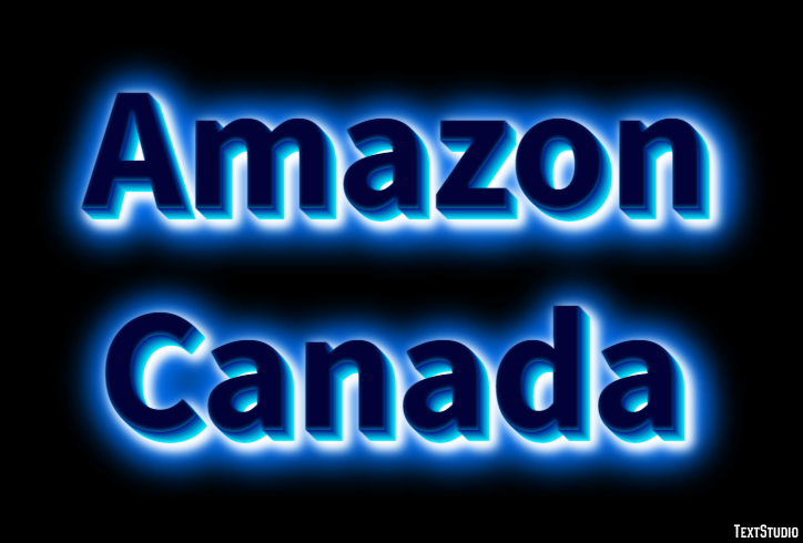 Amazon Canada Efecto de texto