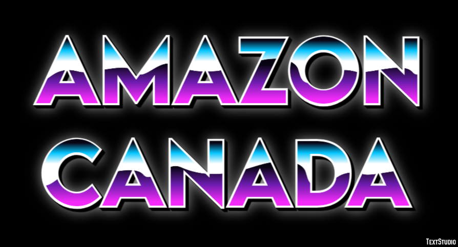 Amazon Canada Efecto de texto