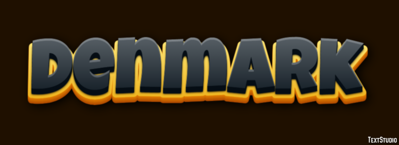 Denmark Text Effect