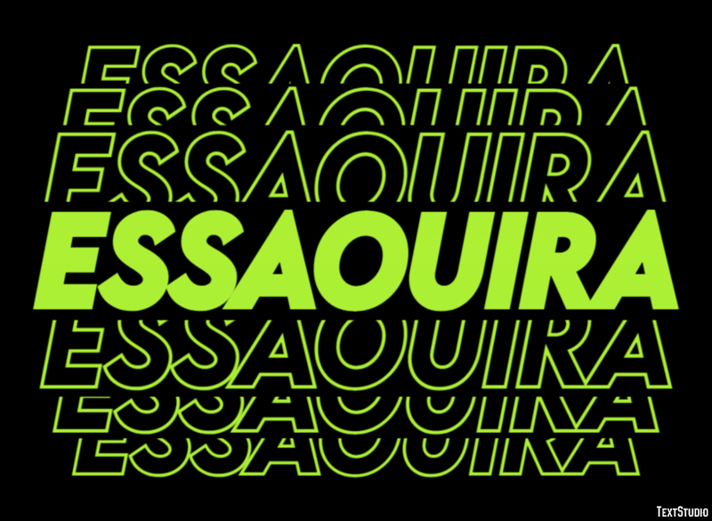 Essaouira Efekt tekstowy