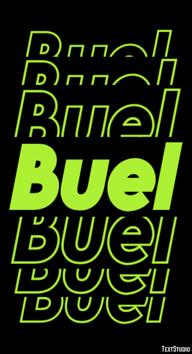 Buel Text Effect