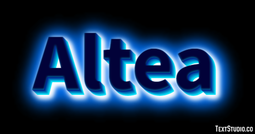 Altea Effetto testo