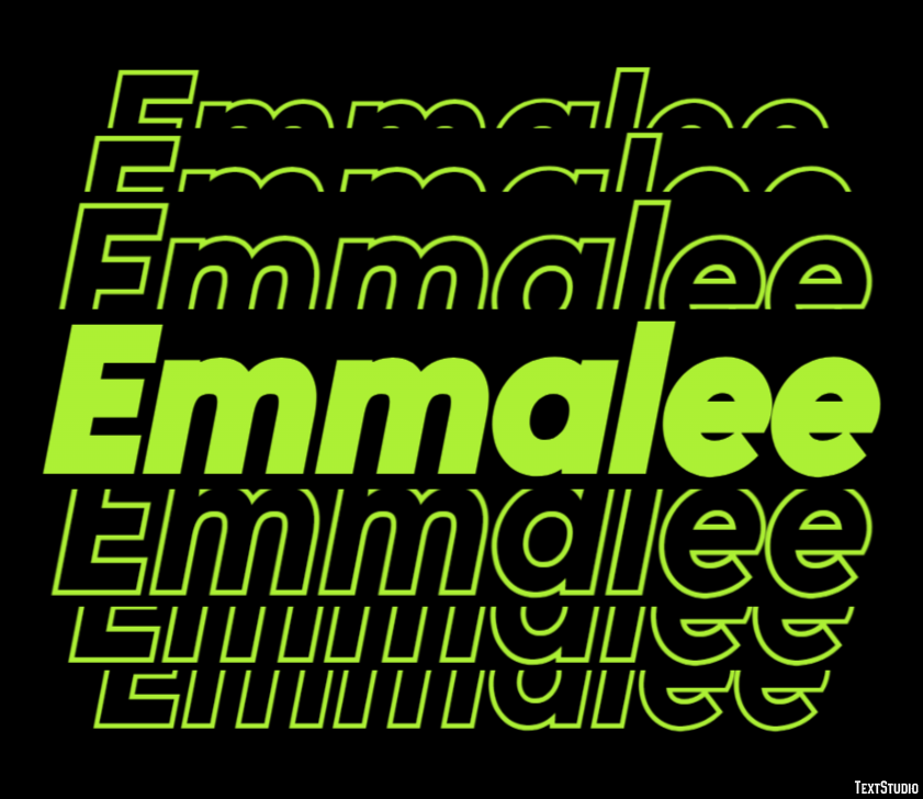 Emmalee Efecto de Texto