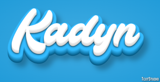 Kadyn Text effect