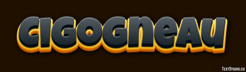 Cigogneau Efecto de texto