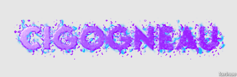 Cigogneau Efecto de texto