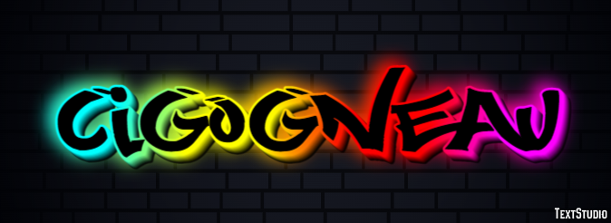 Cigogneau Efecto de texto