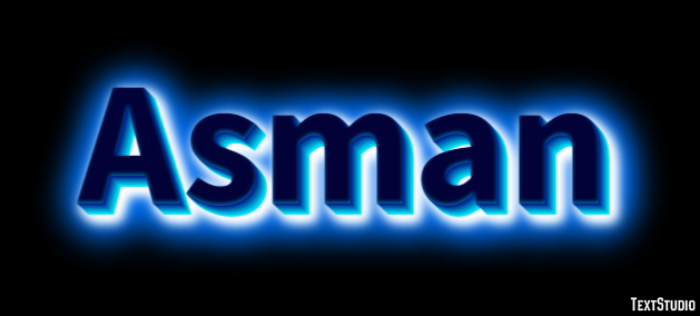 Asman Text effect