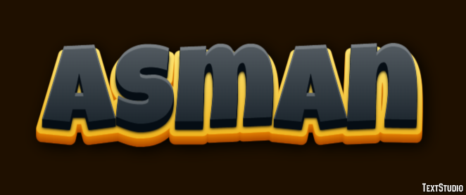 Asman Text effect