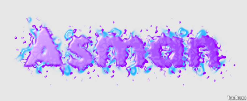 Asman Texteffekt