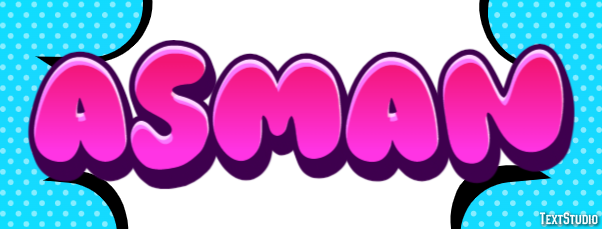 Asman Text effect