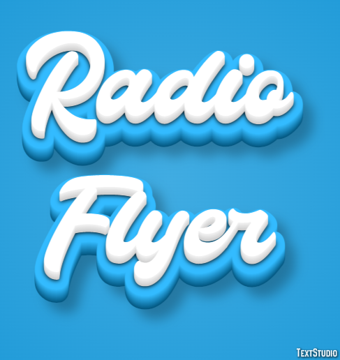 Radio Flyer Texteffekt