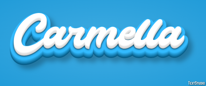 Carmella Text Effect