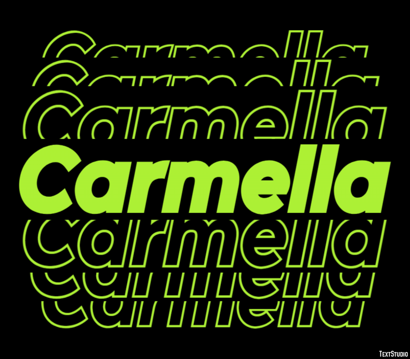 Carmella Efekt tekstowy