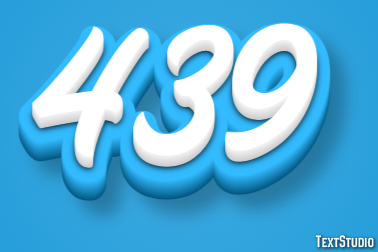 439 Metin Efekti