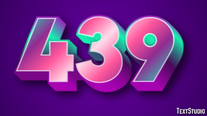 439 Metin Efekti