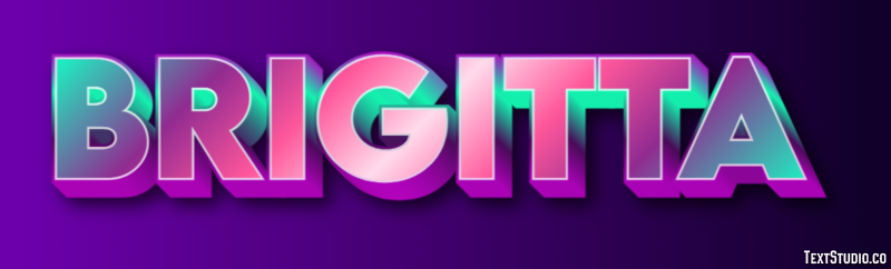 Brigitta Efecto de Texto