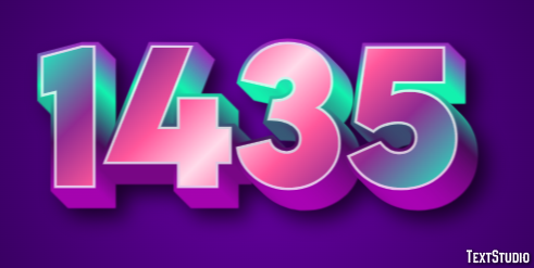1435 テキスト効果
