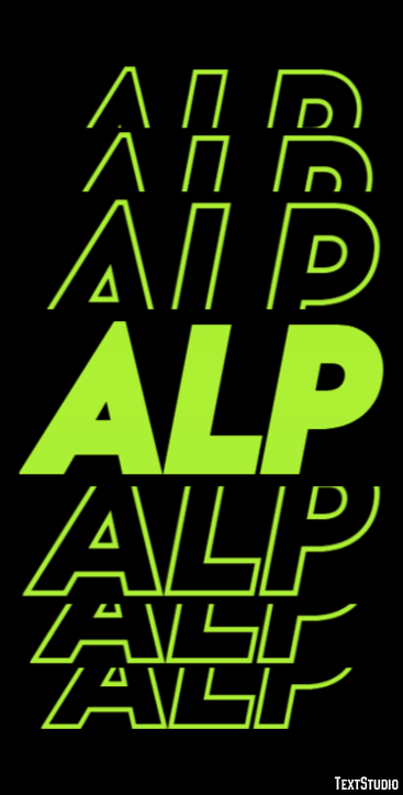 Alp Effet de Texte