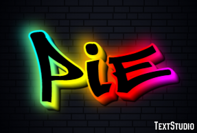 Pie Effet de Texte