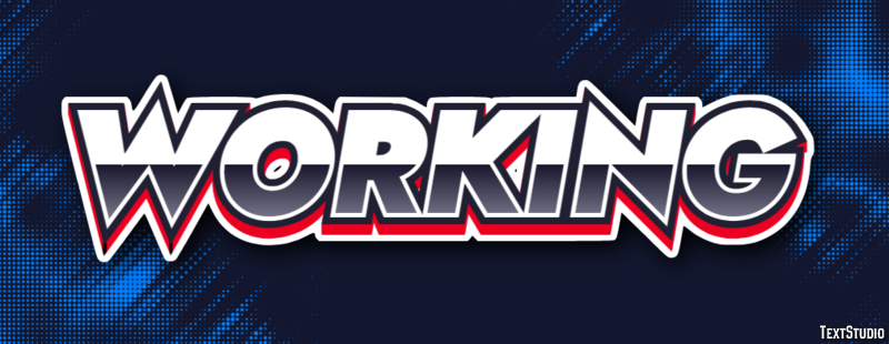 Working Text Effect
