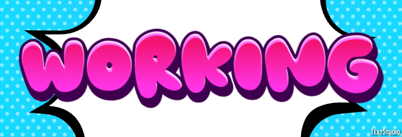 Working Text Effect
