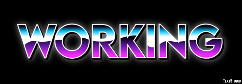 Working Text Effect