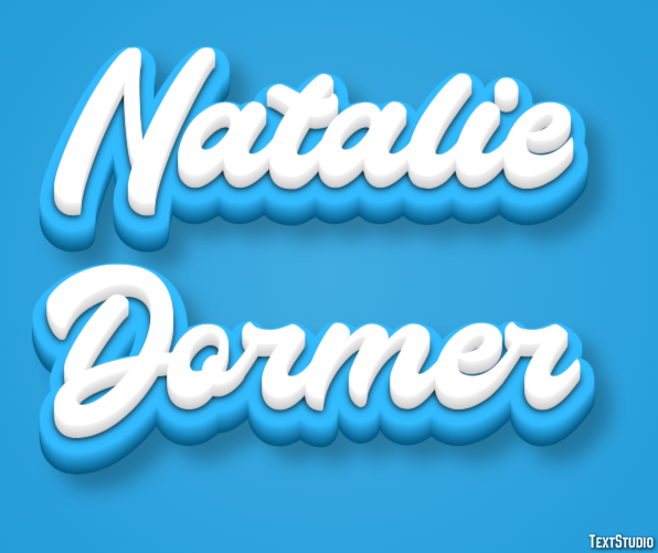 Natalie Dormer Text Effect