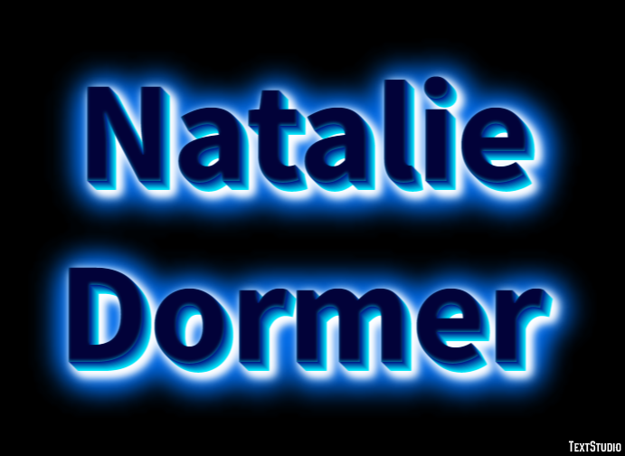 Natalie Dormer Text Effect