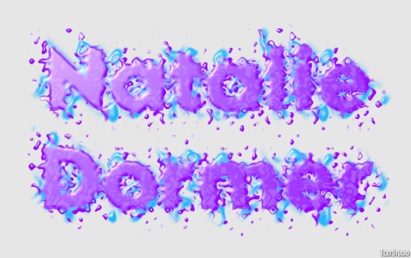 Natalie Dormer Text effect