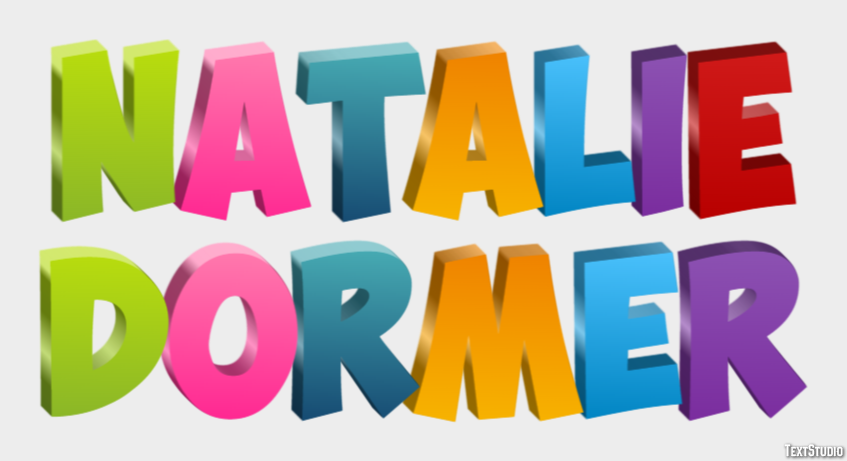 Natalie Dormer Text Effect