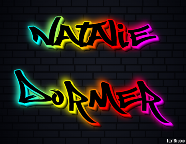 Natalie Dormer Text Effect