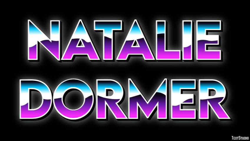 Natalie Dormer Text Effect