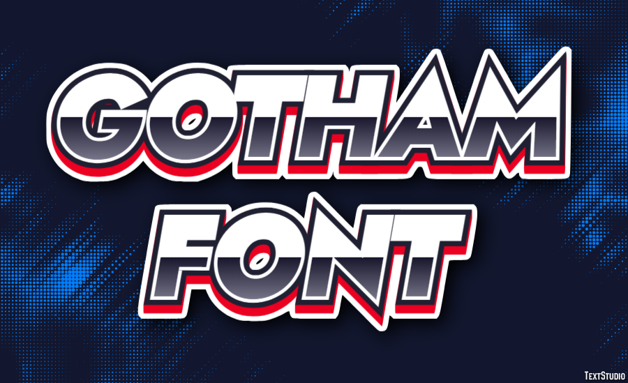 Gotham Font テキスト効果