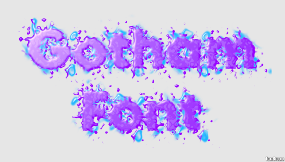 Gotham Font テキスト効果
