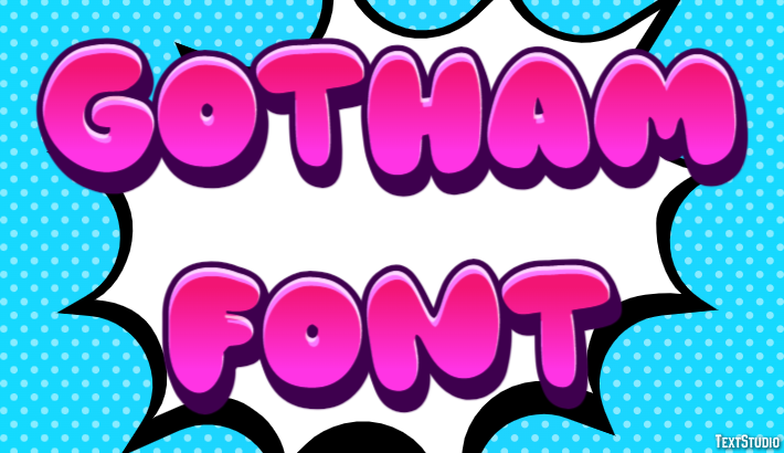 Gotham Font テキスト効果