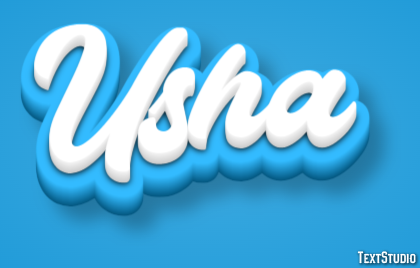 Usha Text Effect