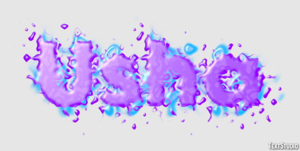Usha Text Effect
