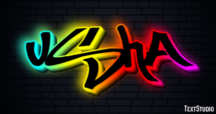 Usha Text Effect