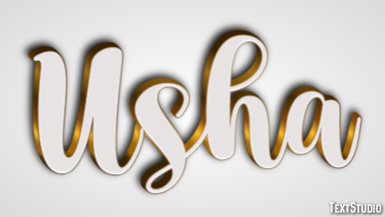 Usha Text Effect