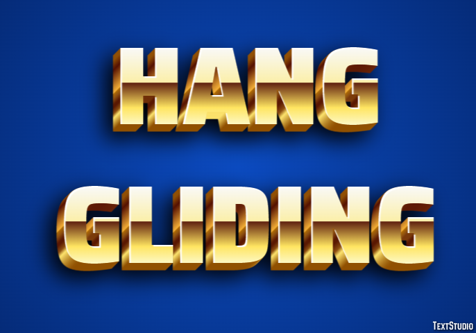 Hang Gliding Text Effect