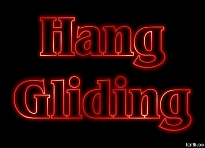 Hang Gliding Text Effect