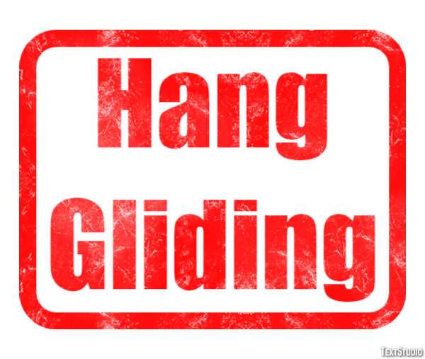 Hang Gliding Text effect