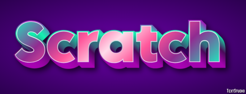 Scratch Texteffekt